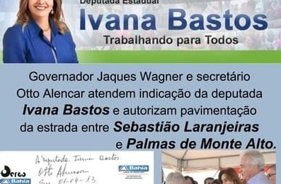 Estrada - Sebastião Laranjeiras x Palmas de Monte Alto