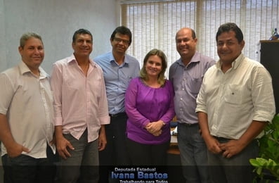 Visita comitiva de Palmeiras ao gabinete