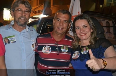 Carreata e inauguração do Comitê Ivana Bastos e José Rocha em Santa Maria da Vitória - Parte 1