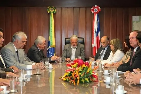 Integrantes do PSD são recebidos pelo governador Jaques Wagner