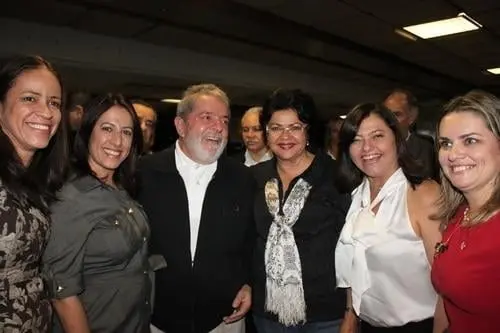 Ivana Bastos participa de reunião política com Jaques Wagner e Lula