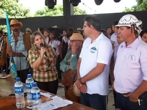 Ivana Bastos participa da Missa do Vaqueiro em Lagoa Real
