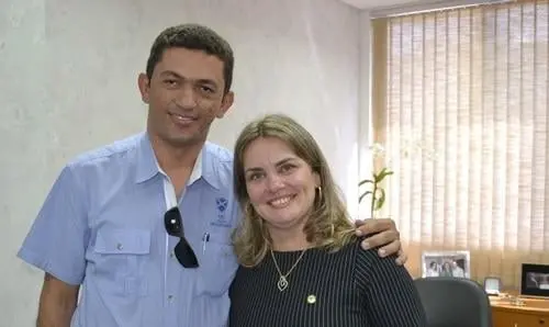 Ivana Bastos recebe prefeito de Iuiu em seu gabinete