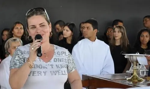 Ivana Bastos participa da Missa do Vaqueiro em Lagoa Real