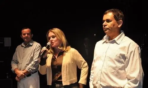 Ivana Bastos marcou presença no aniversário de Rio do Antônio