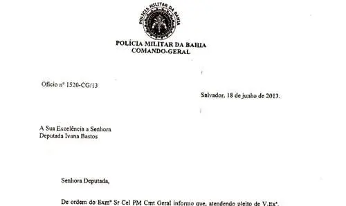 Pindaí: Ivana Bastos comemora liberação de viatura da PM