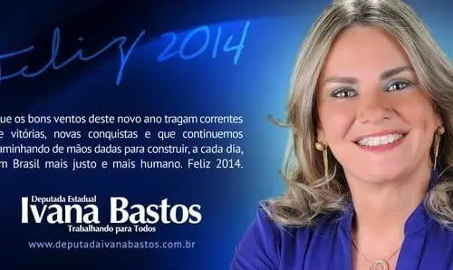 Confira aqui a mensagem de Boas Festas da deputada Ivana Bastos