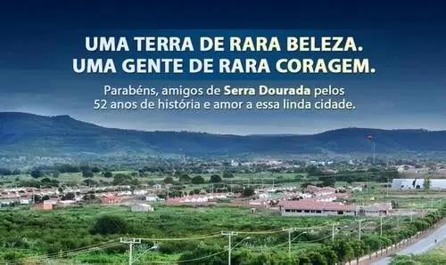 Serra Dourada comemora 52 anos de emancipação