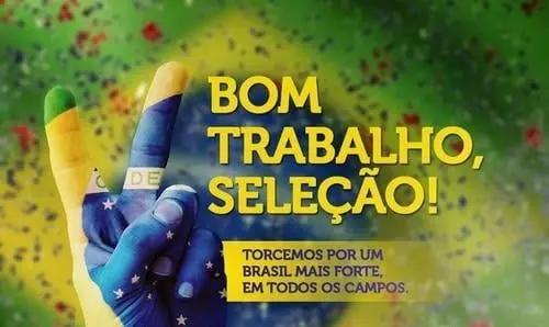 Vamos torcer juntos por um Brasil mais forte em todos os campos