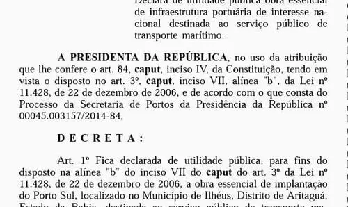 Porto Sul cumpre última exigência para início das obras