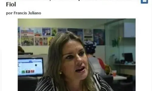 Ivana Bastos fala sobre Fiol e Porto Sul para grandes veículos de notícias