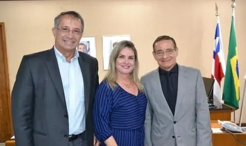 Ivana Bastos se reúne com secretário de Infraestrutura Hídrica e diretor da CERB