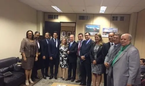 Comitiva busca soluções para Fiol e Porto Sul no Ministério dos Transportes