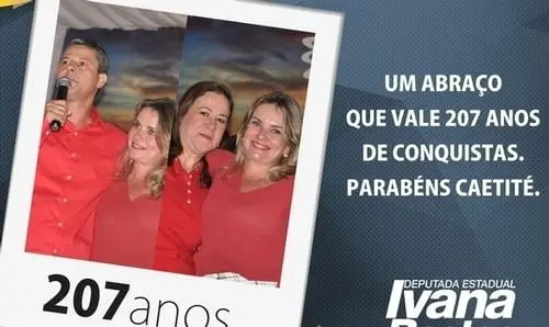 Caetité comemora 207 anos e deputada parabeniza município