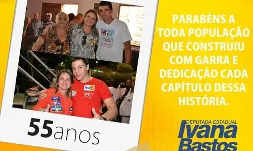 Licínio de Almeida completa 55 anos e deputada parabeniza população