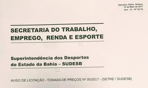 Publicado Aviso de Licitação para construção de quadra poliesportiva no Capão
