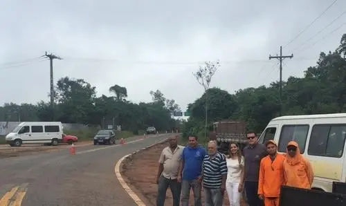 A pedido da deputada e Vanessa Senna, obras da BA144 em Lençóis iniciaram hoje
