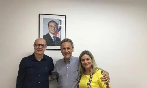 Ivana e prefeito acompanham projeto para implantação de uma ETA em Dom Basílio 