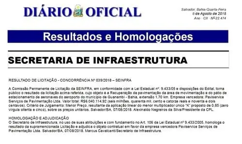 Finalizada licitação para recuperação da pista do Aeroporto de Guanambi