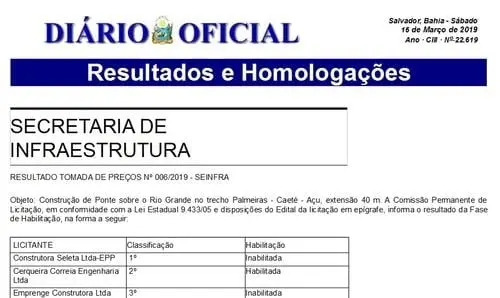 Ivana comemora divulgação do resultado de licitação para obras da ponte do Capão