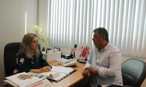 Ivana e Deca tratam de ajustes finais para receber efetivo da PM em Ibitira