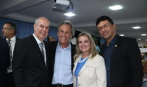 Ivana Bastos prestigia cerimônia de posse do novo presidente da Cerb 