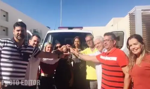 Ivana leva ambulância 0 km para Hospital Regional da Chapada Diamantina