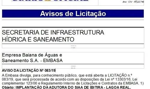 Adutora do Algodão: luta de Ivana Bastos levará água para Ibitira e Lagoa Real 