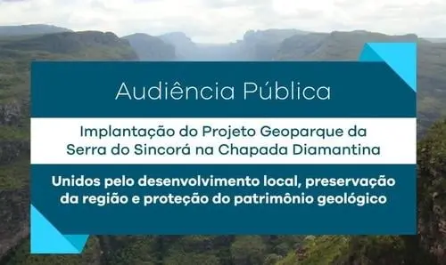 Ivana realizará debate sobre a criação do projeto Geoparque Serra do Sincorá 