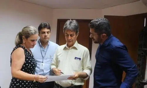 Ivana Bastos e prefeito de Iuiu cumprem agenda de trabalho em Salvador