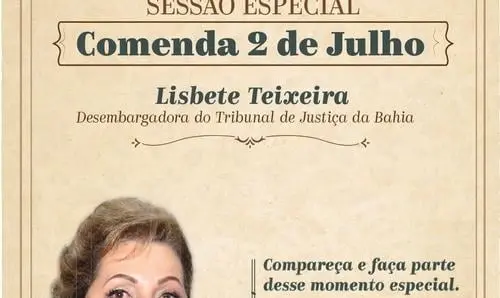 Ivana vai conceder Comenda 2 de Julho à desembargadora Lisbete Teixeira 