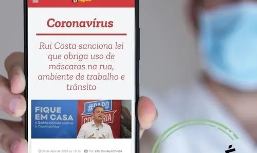 Agora é lei! A população dos municípios em calamidade pública deve usar máscaras