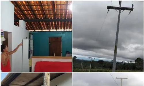 A luz chegou para povoado em Lençóis, após luta de Ivana e Vanessa