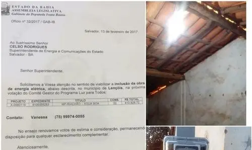 Povoado de Lençóis recebe energia elétrica após trabalho de Ivana e Vanessa