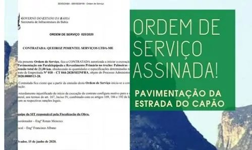 Pavimentação da estrada do Capão será iniciada após luta de Ivana e Ricardo