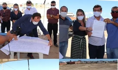 Deputada participa de lançamento da Pedra Fundamental do Hospital de Guanambi