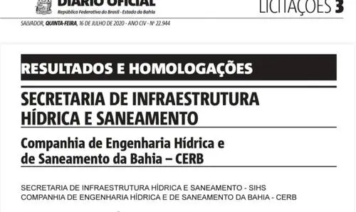 Saiu resultado de licitação da obra do sistema de abastecimento de água em Iuiu