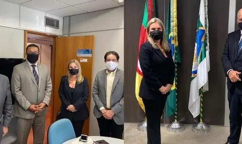 Presidente da Unale, Ivana Bastos, cumpre agenda em Brasília