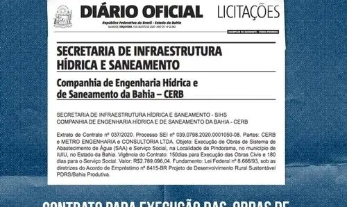 Obras de abastecimento levará água para 4 mil pessoas em Pindorama