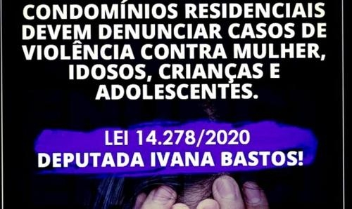   Virou lei: condomínios devem denunciar casos de violência doméstica e familiar