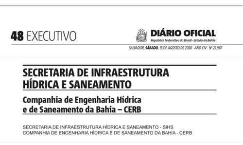 Publicado convênio para ampliação de rede de abastecimento em Novo Horizonte
