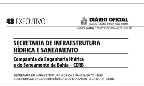 Publicado convênio para ampliação de rede de abastecimento em Novo Horizonte