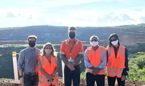 Ivana e Valtécio visitam Mina Pedra de Ferro em Caetité 