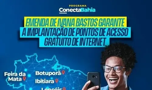 Deputada destina emenda para a implantação de pontos de internet em praças 