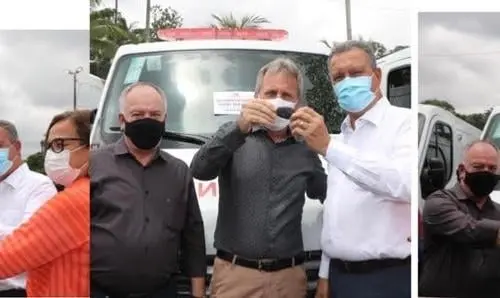 Com emenda de Ivana Bastos, Rui entrega ambulâncias para 3 municípios 