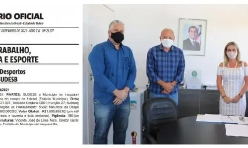  Publicado convênio para reforma do Estádio Municipal de Iraquara 