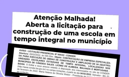 Trabalho de Ivana Bastos levará uma nova escola para Malhada 