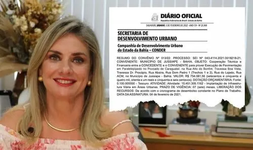 Convênio para pavimentação de distrito em Jussiape é publicado no Diário Oficial