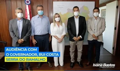 Rui Costa autoriza obras para Serra do Ramalho a pedido de Ivana, Charles e Lica