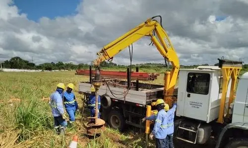 Iniciadas as obras de iluminação pública do distrito de Tanquinho em Lençóis  